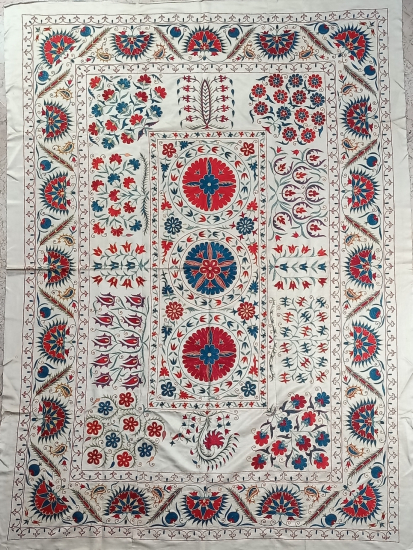Suzani Bed Cover ( 180 X 260 Cm )