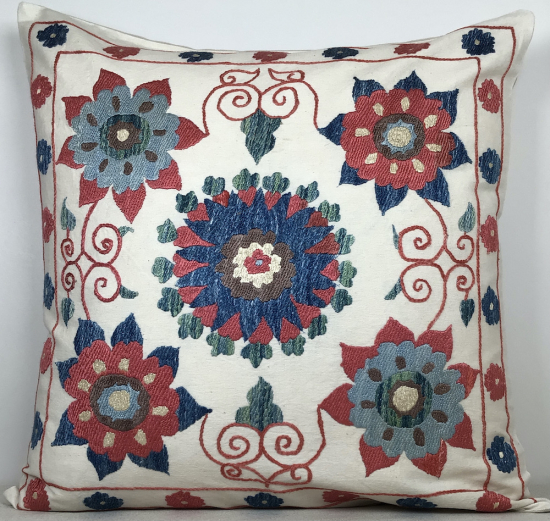 Suzani Pillow ( 50 X 50 Cm )