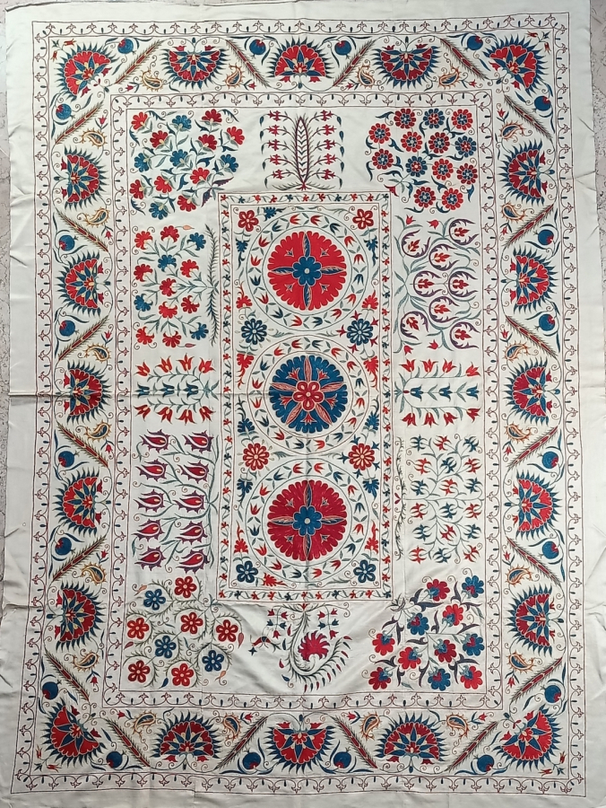 Suzani Bed Cover ( 180 X 260 Cm )