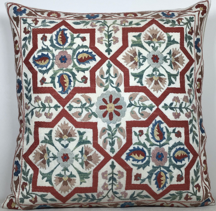 Suzani Pillow ( 50 X 50 Cm )